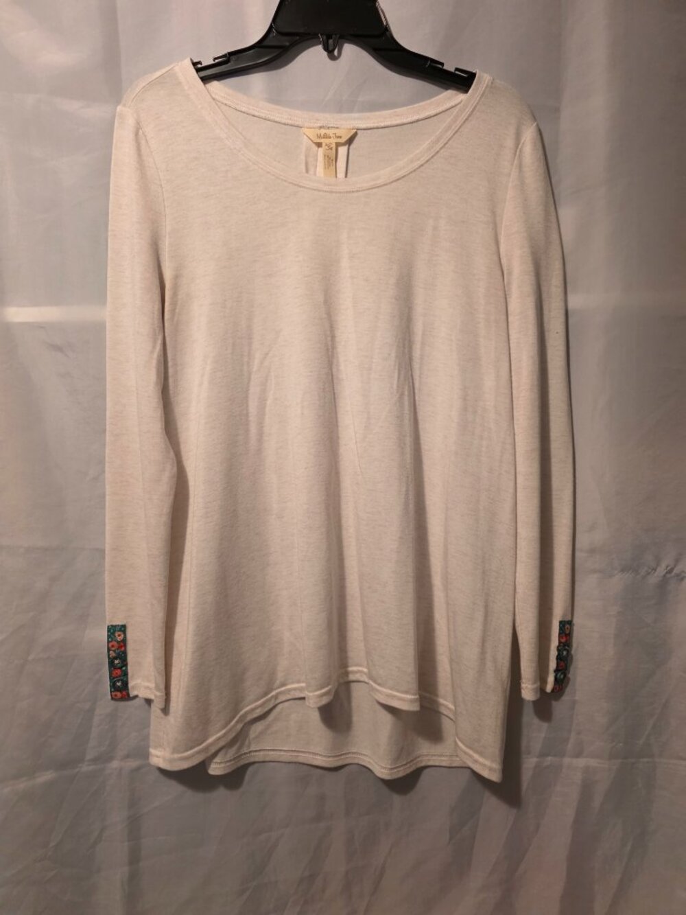 Women's Matilda Jane Cream Long Sleeve Shirt, Size M